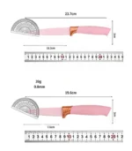19 Pieces Kitchen Cooking Utensil & Knife Set Dimensions