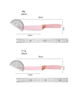 19 Pieces Kitchen Cooking Utensil & Knife Set Dimensions