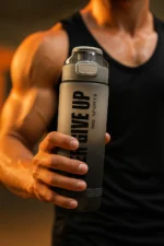 Motivational Water Bottle Never Give Up