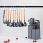 19 Pieces Kitchen Cooking Utensil & Knife Set