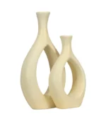 Beige Ceramic Vase