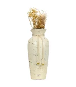Bombet Beige Ceramic Vase