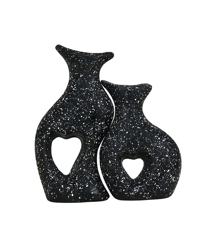 Black Heart Hollow vase Black Heart Hollow vase