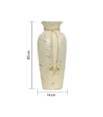 Bombet Beige Ceramic Vase Dimensions