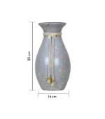 Gray Flower Vase Dimension