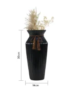 Soothing ASMR Textured Vase Black Dimensions