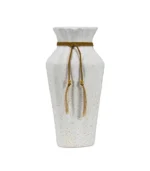 White Flower Modern Ceramic Vase