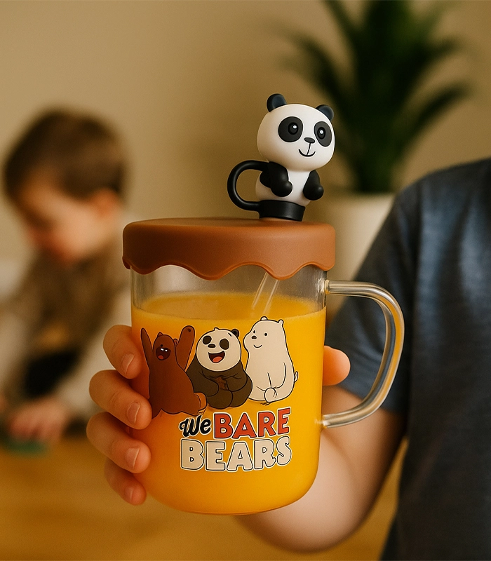 Bear Glass Cup