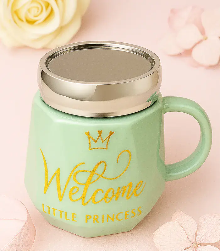 Little Princess Mug, Cute Ceramic Mug, Ceramic Coffee Mugs