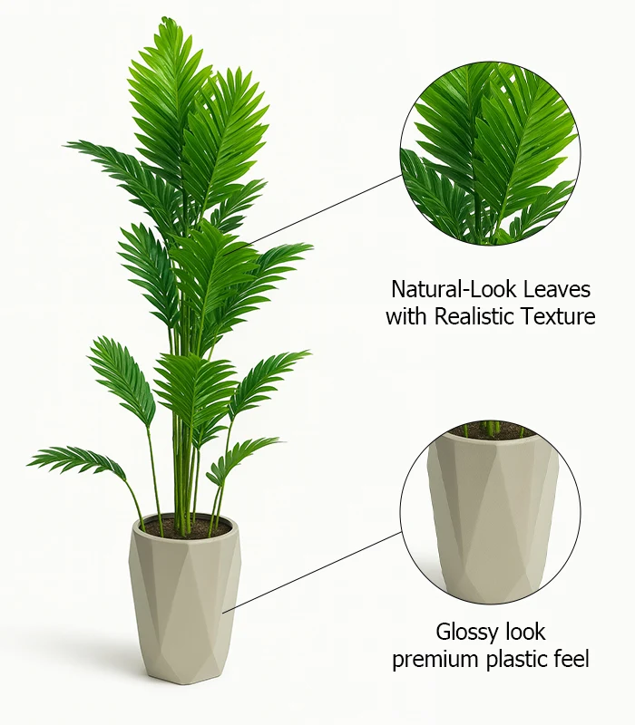 Palm Cane Artificial Leaves