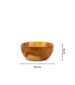 Bowls Of Wood Dinner Set Of 4 Wooden Bowls