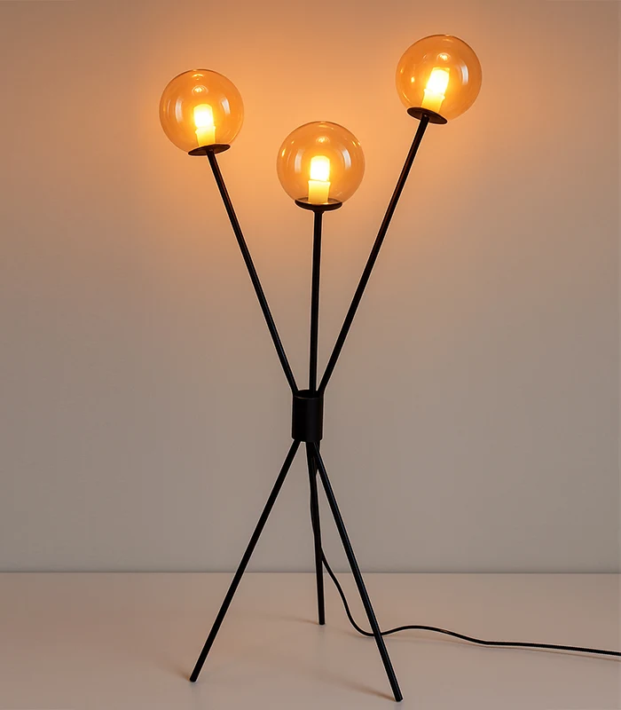 3 Arm Floor Lamp, Standing Light Lamp