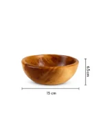 Bowls Of Wood Dinner Set Of 4 Wooden Bowls