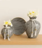 3 Piece Vase Set, Ceramic Vase Set of 3