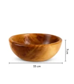Bowls Of Wood Dinner Set Of 4 Wooden Bowls