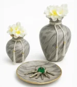 3 Piece Vase Set, Ceramic Vase Set of 3