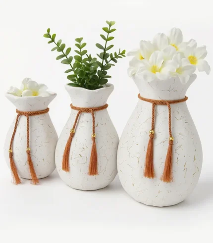 set of 3 ceramic vases, Modern Ceramic Vase