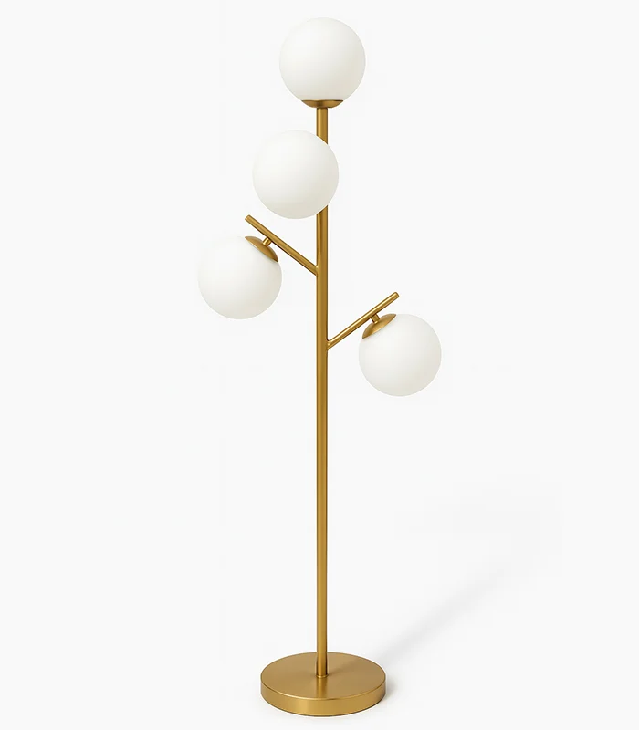 4 Arm Floor Lamp, Standing Lamp