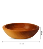 bowl Of Wood Serving bowls
