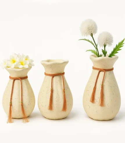 set of 3 ceramic vases, Modern Ceramic Vase