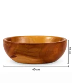 bowl Of Wood Serving bowls