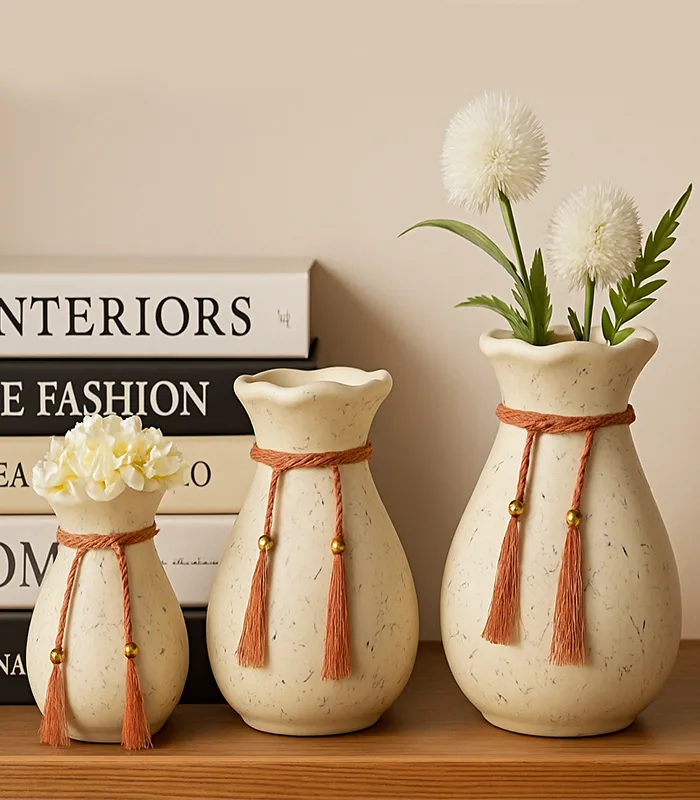 set of 3 ceramic vases, Modern Ceramic Vase