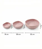 pottery serving bowls set, salad serving bowl