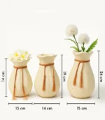 set of 3 ceramic vases, Modern Ceramic Vase