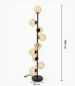 Standing Light Lamp, Black Floor Lamp