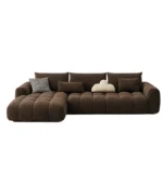 L Shape Sofa Bubbles Texture, Home Sofas With Storage