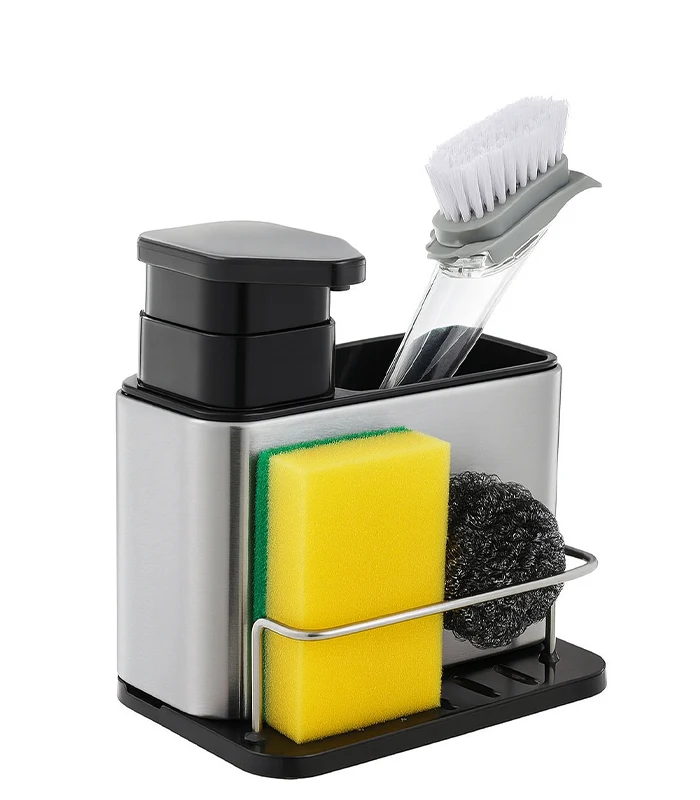 Spoon Stainless Steel Strainer And Soap Dispenser