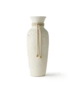 Bombet White Ceramic Vase