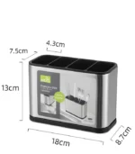 Spoon Strainer, Stainless Steel Kitchen Utensil Holder