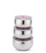 Stainless Bowls, Set Of 3 Stainless Steel Mixing Bowls