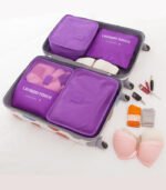 Travel Organiser Bags, 6 Organiser Bags For Travel Set