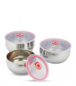 Stainless Bowls, Set Of 3 Stainless Steel Mixing Bowls