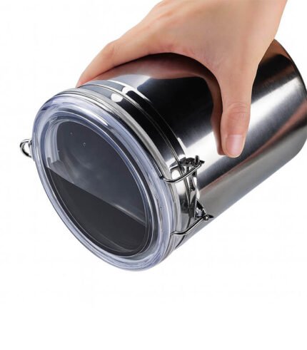 Stainless Steel Spice Jars, 4 Stain Steel Spice Container