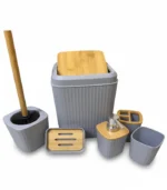 Bathroom Cleaning Kit, Gray Front