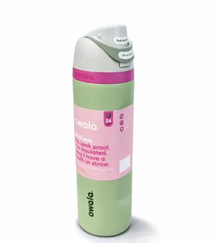 Olive Green Owala Water Bottle, Stainless Steel Water Bottle