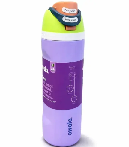 Purple Owala Water Bottle, Stainless Steel Water Bottle