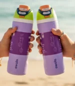 Purple design Owala Water Bottle, Stainless Steel Water Bottle