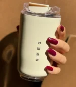 Beige design Smeg thermal mug, Coffee Smeg mug