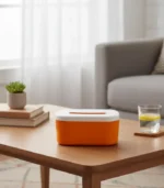 Tissue Holder - Tissue Box Orange Design