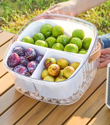 Rectangle Snacks Plate - Acrylic Snacks Container Design