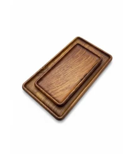 Wooden Serving Tray 2 Wooden Trays 1
