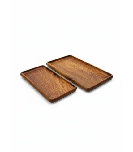 Wooden Serving Tray 2 Wooden Trays