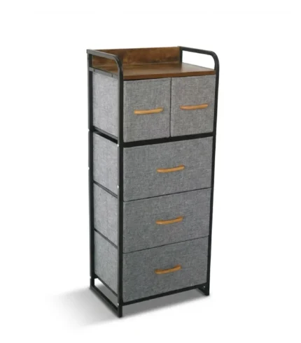 Wooden Top Storage Rack Unit Shelves