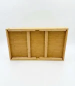 Wooden Bamboo with Handles Portable and Folding Legs  - 50x30cm - Image 5