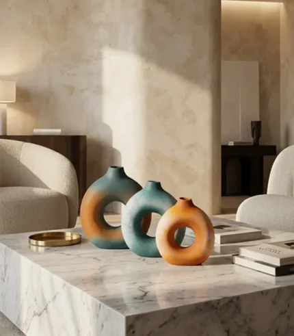 Donut Vase Decor Design