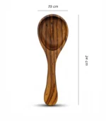 Handcrafted Small Wooden Spoon For serving and salads - Image 2